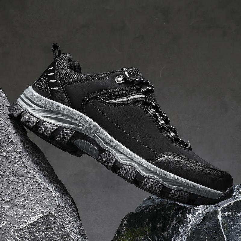 YRZL Mens Trekking Boots Waterproof Anti Slip Thermal Winter Hiking Shoes for Men New Mountain Boots Outdoor Adventure Footwear