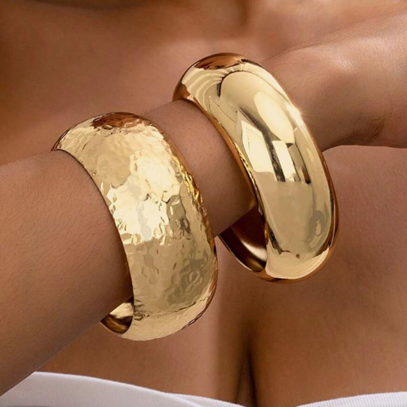 

Women s Fashion Wide Bracelet, Bohemian Style, Smooth and Elegant Jewelry Gift, Suitable for Daily Wear and Vacation
