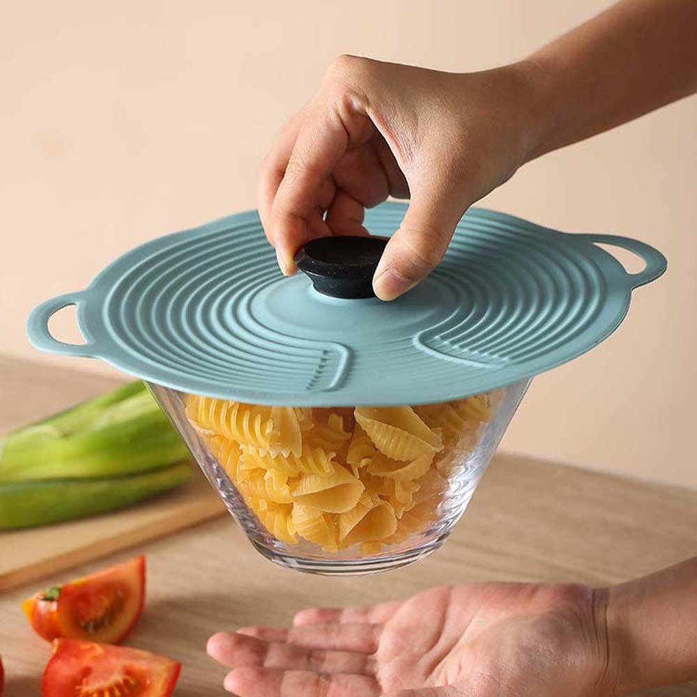 Self Sealing Multifunctional Home Fresh Keeping Cookware Pan Lid Food Fresh Cover Cooking Tool
