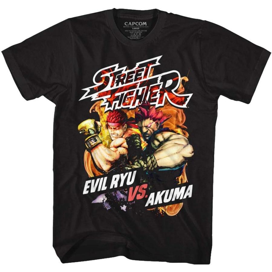Street Fighter - Mens Street Fire T-Shirt XXXXXL чёрный