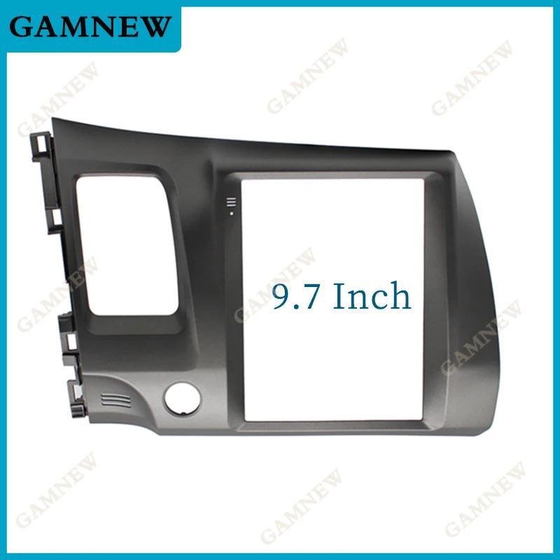 9.7 Inch For Honda Civic 2006-2011 Car Radio Fascias MP5 Stereo Panel Dashboard Refitting Installation Frame 2Din