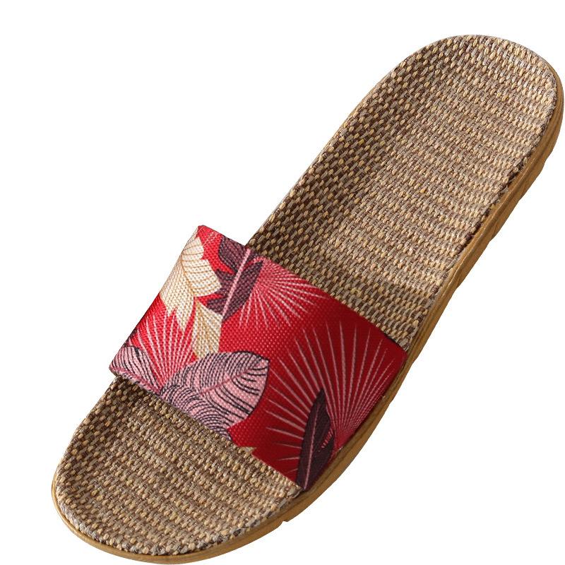 New Fashion Retro Summer Linen Slippers