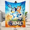 Winter Sports Celebration Customize Text Blanket Throw Customizable Blanket Warmthful Decor for Chair Nap Bed Office Chair Ideal for All Seasons