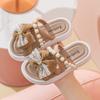 Princess shoes beach shoes girls drag summer new children little girl soft sole non-slip pearl outer wear versatile sandals