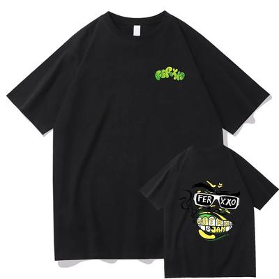 Trend Heren Dames T-shirt Katoenen T-shirt Ferxxoo Feid Tour Mode Rapper T-shirt Streetwear Hip Hop T-shirts Cadeau voor fans Kleding Top