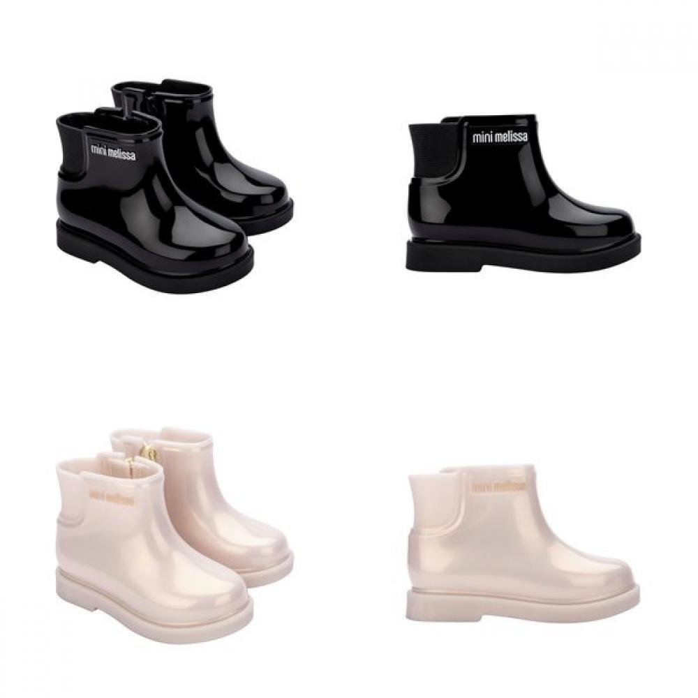 Ботинки Челси Mini Melissa Резиновые ботинки Челси Mskcf2tscb11 130 мм 180 мм blacks/130