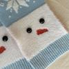 Icelandic Snowman Autumn/Winter Snowflake Scarf for Women - Preppy Style Knit Neck Warmer