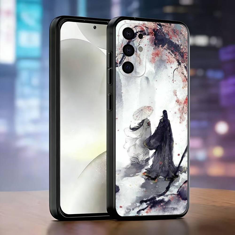 

Китайское аниме Даньмэй MO DAO ZU SHI Чехол для телефона Samsung S25, S24, S21, S22, S23, S30, Ultra, S20, Plus, Fe, Мягкий силиконовый черный чехол Samsung S20plus5G