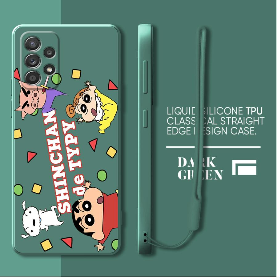 Phone Cover Case for Samsung Galaxy A34 A13 A14 A36 A26 A22 A52 A24 A11 A12 A15 A16 A51 A35 Cool Crayon Shin-chan
