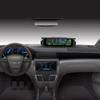 Small Digital Car Dashboard Clock Solar Power & Rechargeable Clear LCD Time Display Watch Stick On Car Clock
