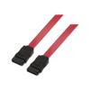 Aisens SATA III Data Cable 6G Data - 0.5m for SATA I - II - III SSD Hard Drive - Red Color-A130-0153