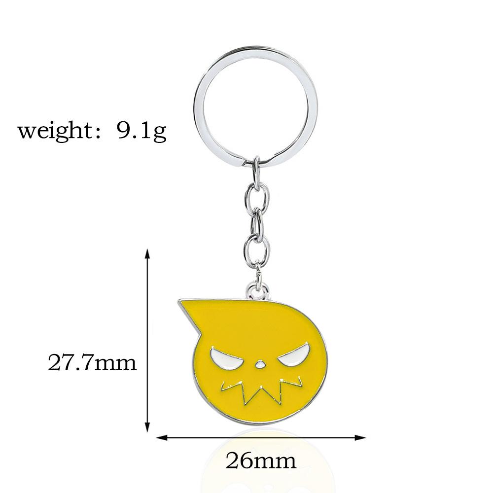 Anime Soul Eater Halskette Totenkopf Metall Anhänger Abzeichen Cosplay Requisiten Für Frauen Männer Fans Schmuck Zubehör Anhänger Geschenke