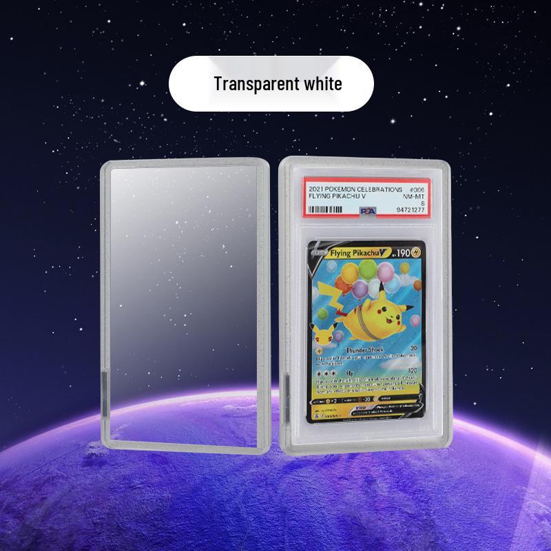 Gradient Glitter TPU Full Coverage Anti-Drop Card Case for PSA/BGS Graded Cards
