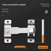 90° Stainless Steel Sliding Door Latch Bolt for Pet Cages – Anti-Theft Safety Lock