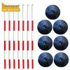 Niumaoduo Agility Slalom Training Poles & Bases