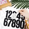 1PCS Large 4-inch Numeral Number Stickers for Mailbox Stationery DIY Diary Self-adhesive Waterproof Number Stickers Home Decor