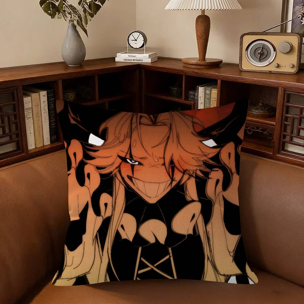 Anime The Freak Circus Pierrot Pillow Cushion Cover Pillowcase Living Room Sofa Home Decor