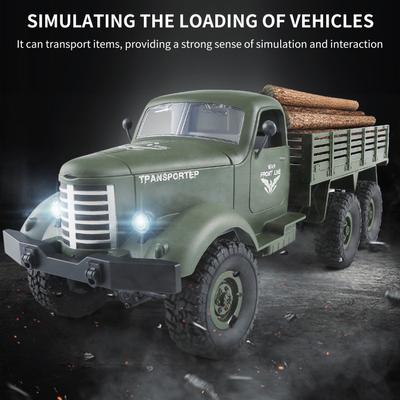 Ferngesteuertes Auto, 6WD Hochgeschwindigkeits-Elektrospielzeug-LKW für Jungen, 2,4 GHz Off-Road-Fernbedienung