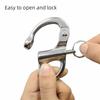Jaw Swivel Snap Shackle Stainless Steel Quick Release Shackle Hook Chain Shackle  Halyards