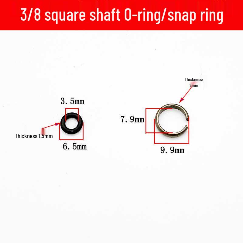 

Snap-on 3/8 Air Impact Ratchet Wrench with Universal Dual-Use Hex Joint Accessories.