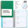 A6 Passordspole Notebook Tilpasset alfabetetikettindeks Notebook Business Meeting Notebook