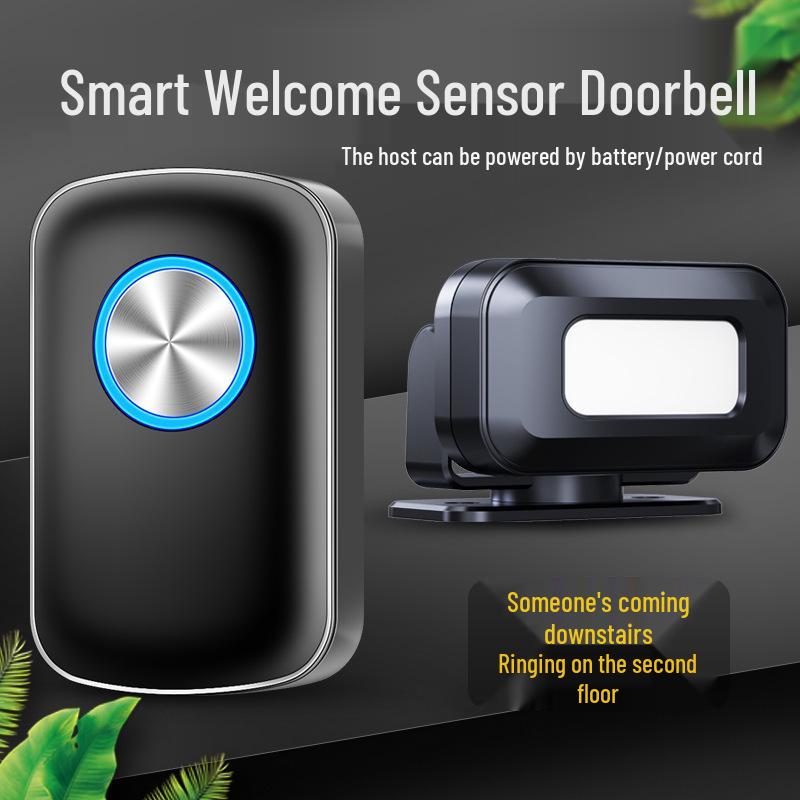 Sensor Entrance Split-Type Doorbell Greeter - Arrival Reminder with Ding-Dong Chime