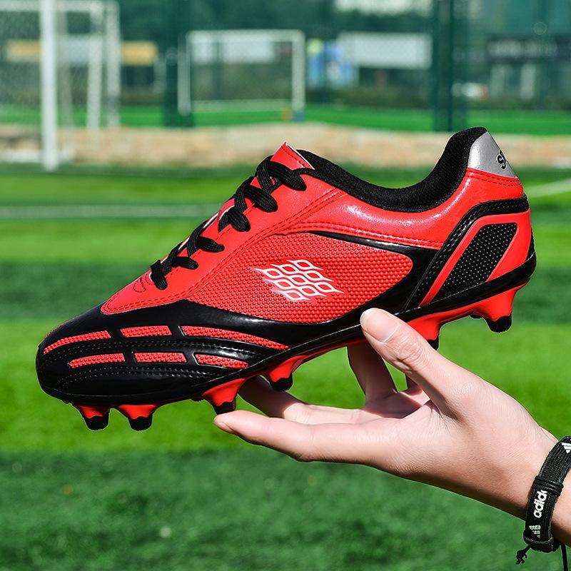 Low-top Football Shoes Teen Students Spike Broken Artificial Grass Training Men's and Women's Shoes Football Shoes Breathable