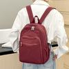 Lightweight Backpack Sleeve Pull Rod Women's Travel Backpack Water-repellent Nylon Schoolbag