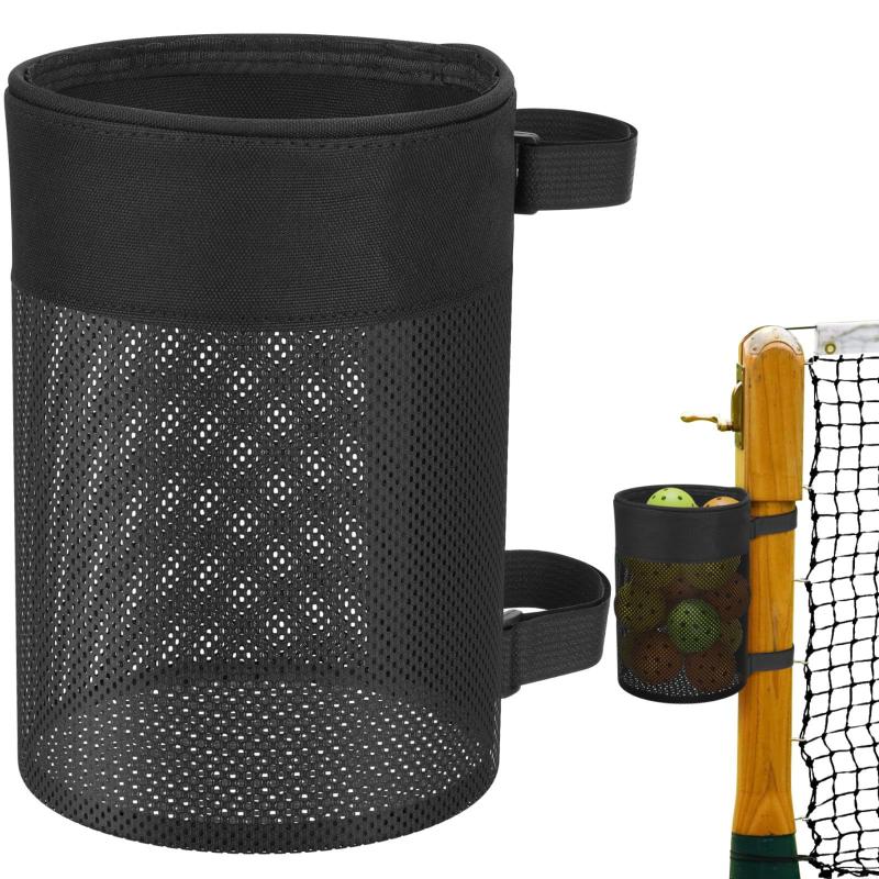 Bolsa de Rede para Pickleball Organizador Portátil para Pickleball Suporte Armazenamento de Bolas Rede para Homens Mulheres Meninos Meninas Jovens Adolescentes Atletas