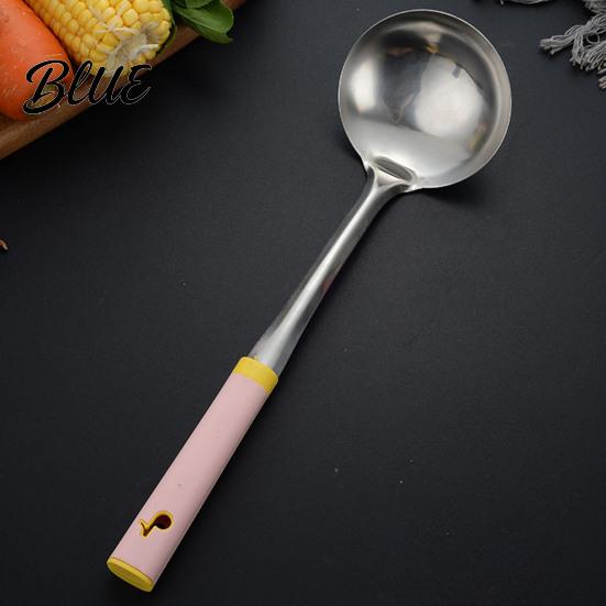 Durable Slotted Colander Spoon Stainless Steel Kitchen Utensil Spatula Ladle Turner Rice Spoon Cooking Tools for Home Heat-Resistant Soup