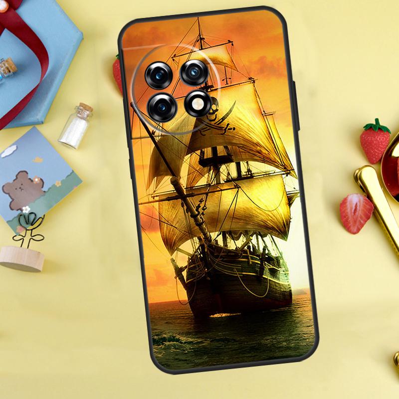

Sailing Ship Pirate Ship Case For OnePlus 15 13 12 11 10 9 13T 13R 12R 10R 10T 8T Nord 5 CE 4 3 2 Lite N20 N30 Cover OnePlus Nord 2