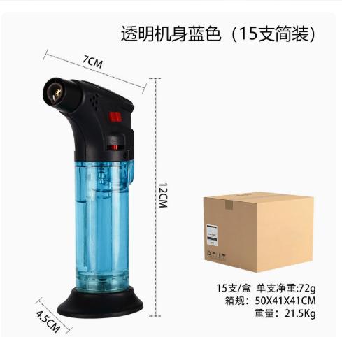 Windproof Blue Flame Torch Lighter for Grilling and Candle Making