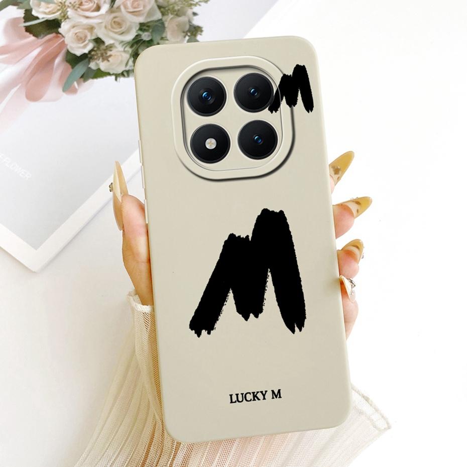 New Fashion Letter Phone Case For Xiaomi Redmi Note 15 Pro Plus Soft Silicone Cases For Redmi Note 15 Pro 5G 15Pro+ Cover Bumper