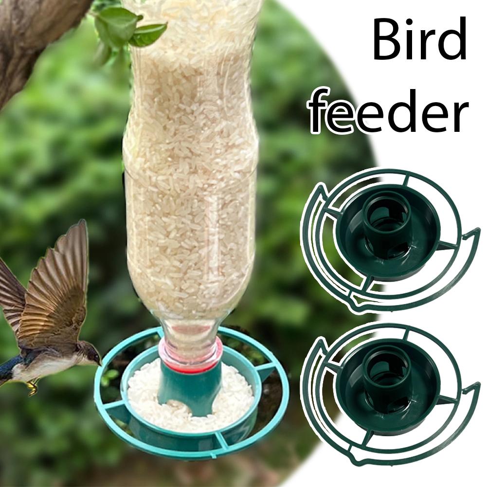 Outdoor Bird Feeder Hanging Plastic Hook Balcony Garden Birds Parrot Balcony Feeding Feeder Bird Garden Accessories V1Y0