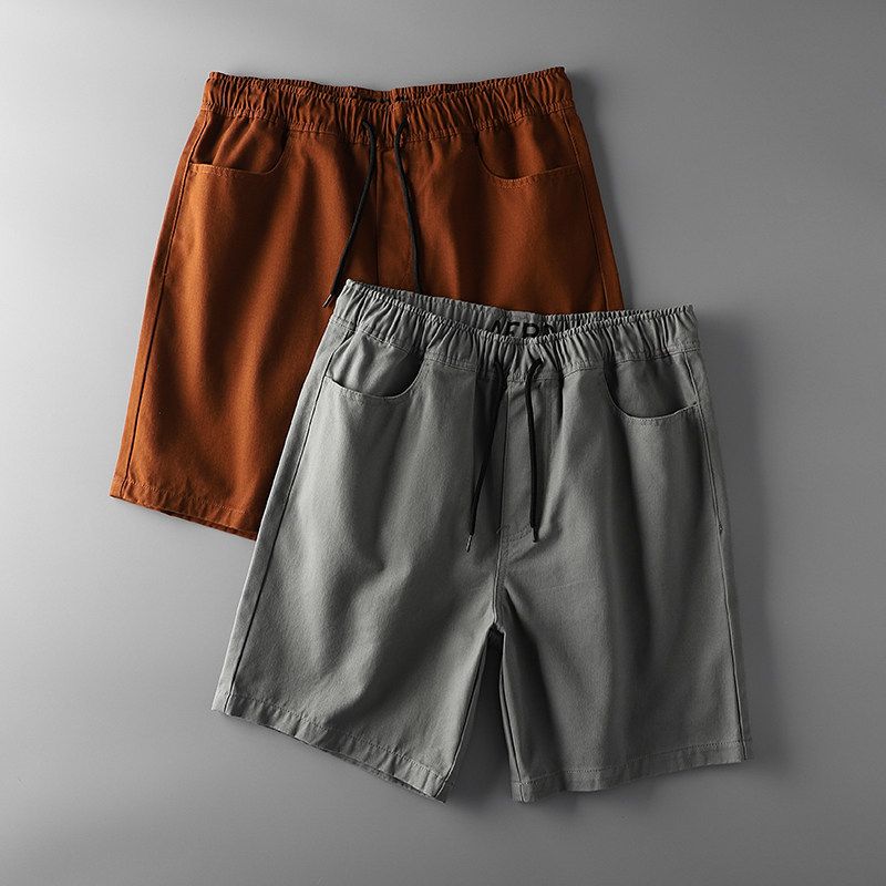Foreign Trade Original Cut-Off Label Washed Full Cotton Casual Shorts