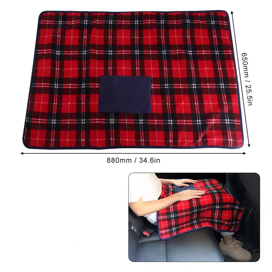 

New electric heating blanket made of fleece, washable, polyester, warm