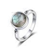 Anello in Occhio di Tigre Naturale Gioielli per Donna Argento Sterling 925 Elegante Anniversario Fidanzamento Matrimonio Regali Ametista