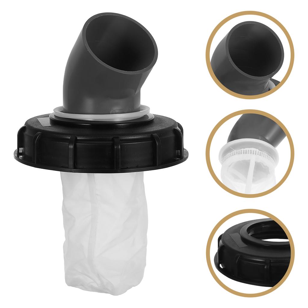 Ton Barrel Accessories Hose Washable Tank Filter Connector Rainwater Collection Plastic Cover Gallon Adapter for Ibc Tote