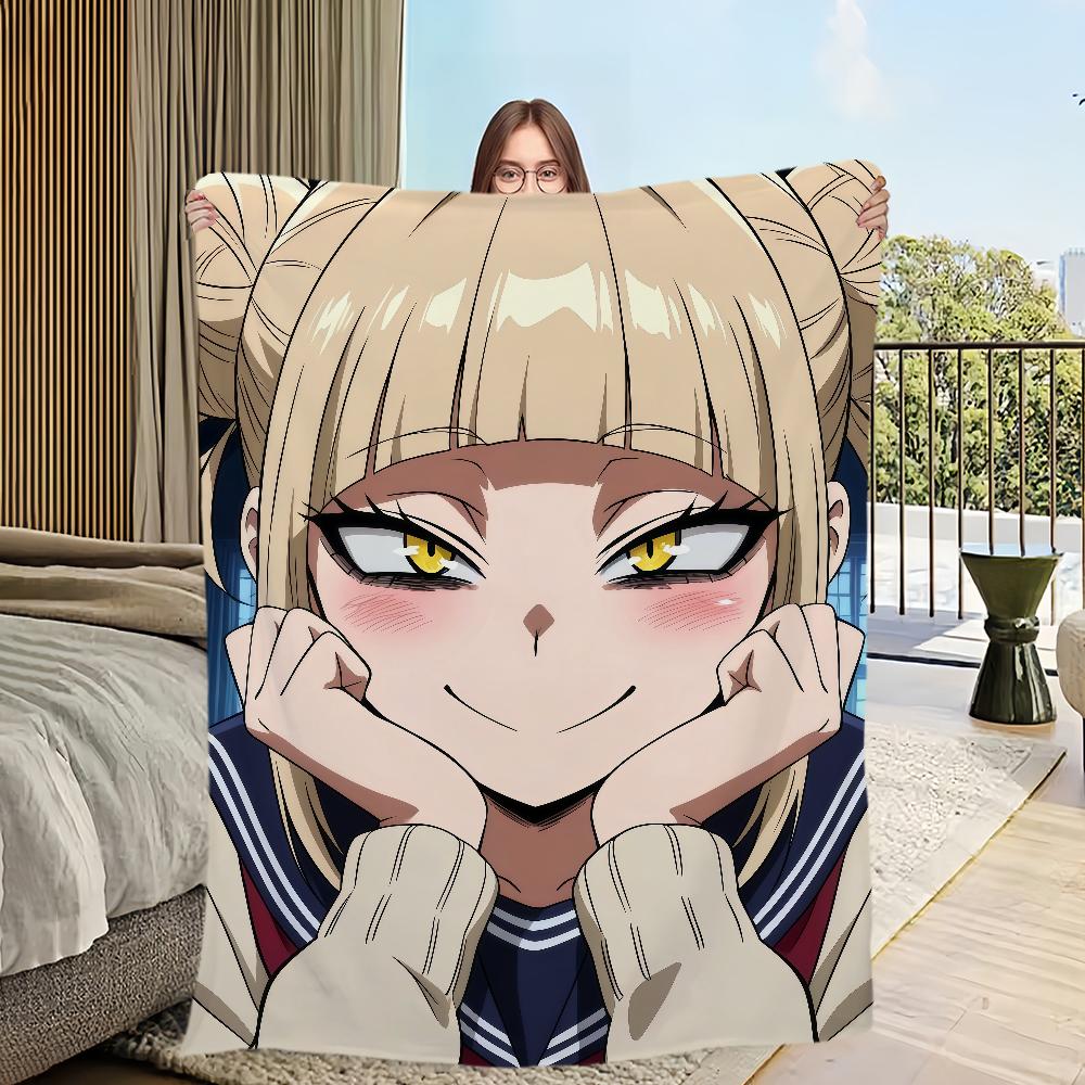 Flannel Toga Warm Comfort Soft Plush Blanket for Sofa h-Himiko Living Room Anime Office Fanart  Bedroom Travel Kawaii Girl Gift