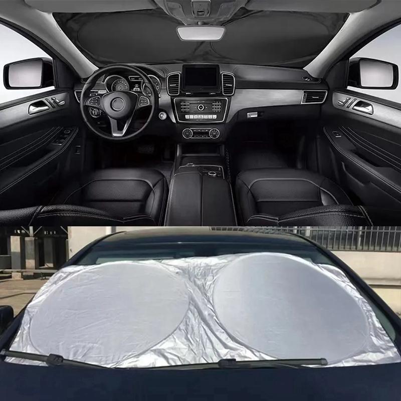 Internal UV-resistant Car Sun Visor, Foldable Front Windshield Sun Visor, Portable Car Parts, Front Windshield Sun Visor
