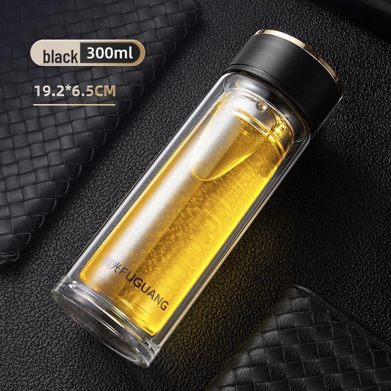 FUGUANG G2120 Double-Layer Glass Water Bottle