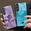 Colorful Marble Print Magnetic Phone Case For Samsung Galaxy S26 S25 S24 S23 S22 Ultra Plus S25 S24 S23 S21 FE TPU PC Back Cover