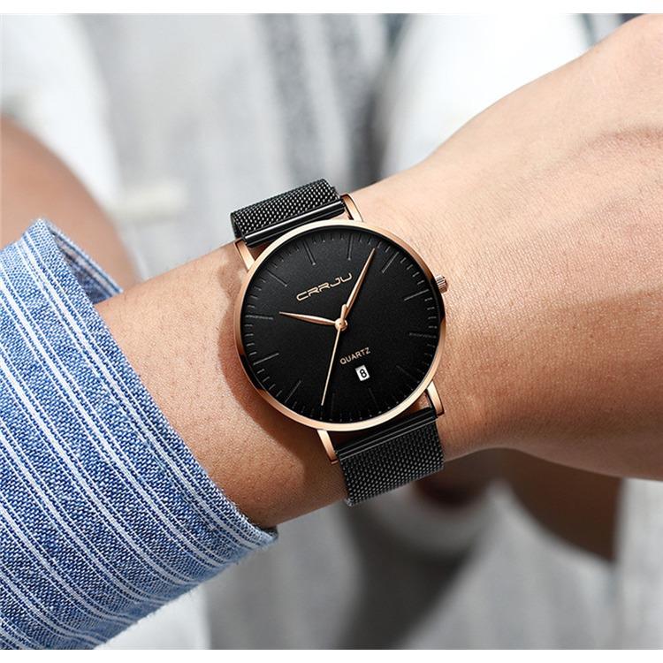 CRRJU New 2269 Men's Watch Casual Personality Watch Fashion Popular Men's Watch Student Watch