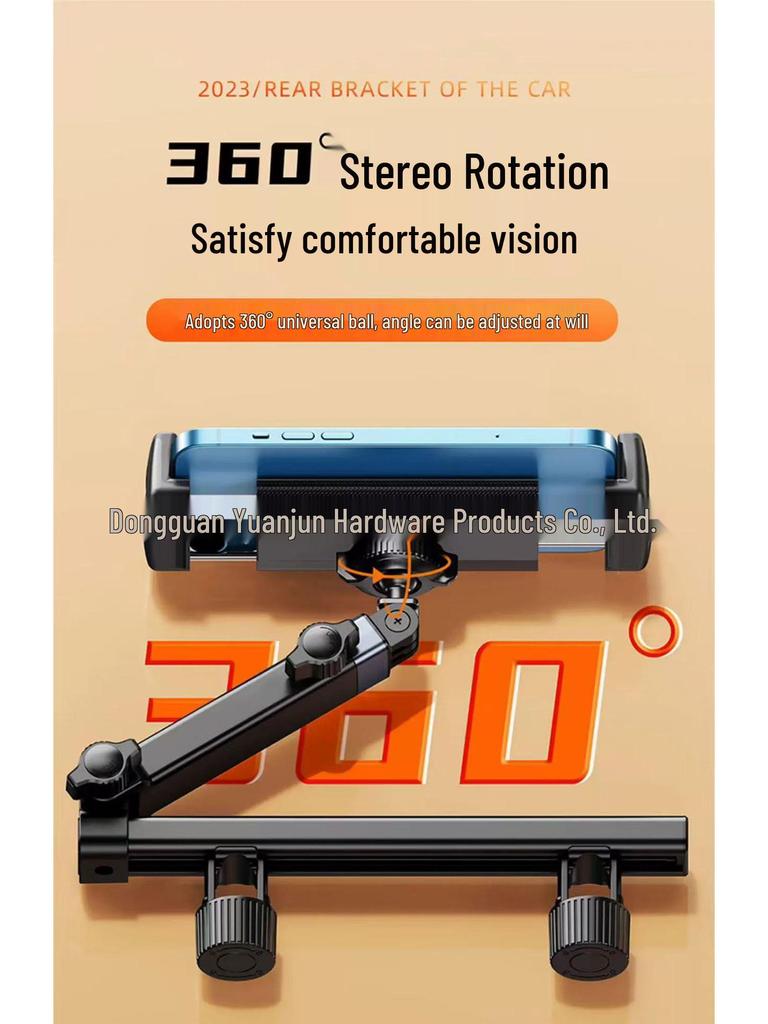 Retractable Car Headrest Tablet & Phone Holder