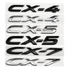 Car ABS Rear Trunk Words Letters Logo Badge Emblem Decals Sticker for Car Body Decoration Accessories