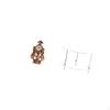 Horse Clock Desktop Figurine Decoration Crafts Collection Statue Animal Table Clear Acrylic