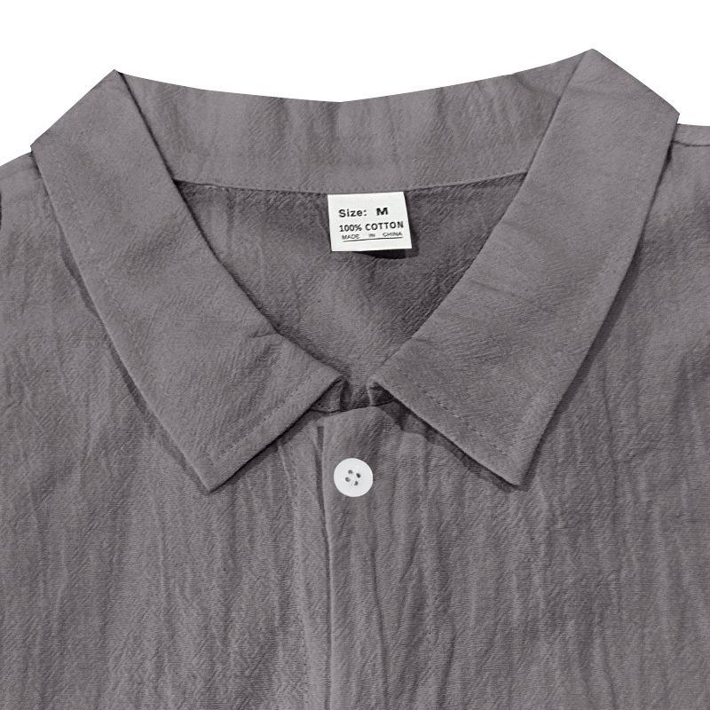 Men's Button Down Collar Long Sleeve Casual Shirt.