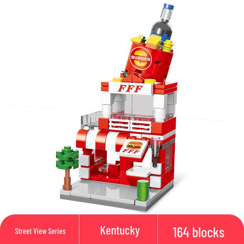 Lele Brothers Compatible Building Blocks: Educational Interlocking House Model for Kids