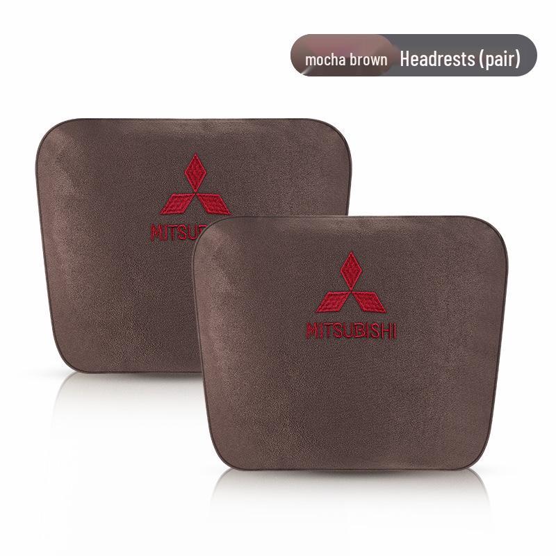 Mitsubishi-Compatible Car Headrest and Lumbar Support Pillow, Maybach Style