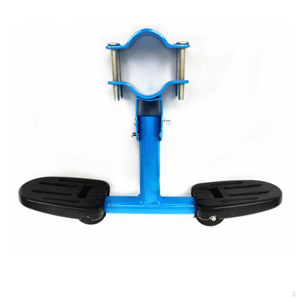 Folding Cycle Pedal Universal with Mounting Clamp AntiSlip Bike Pedals for Passengers,